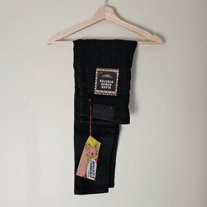 Naked & Famous The Crop Skinny Jeans - Black Power Stretch - Sz 27 - NWT